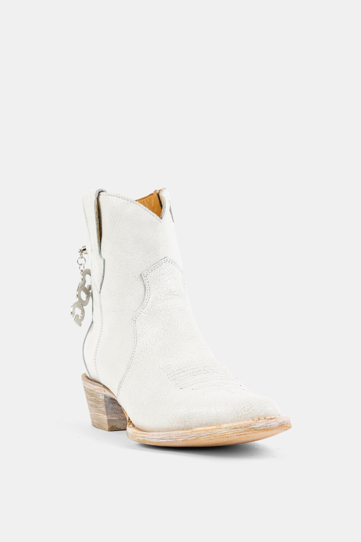 White Leather Western Boot CDG x Mexicana Boots