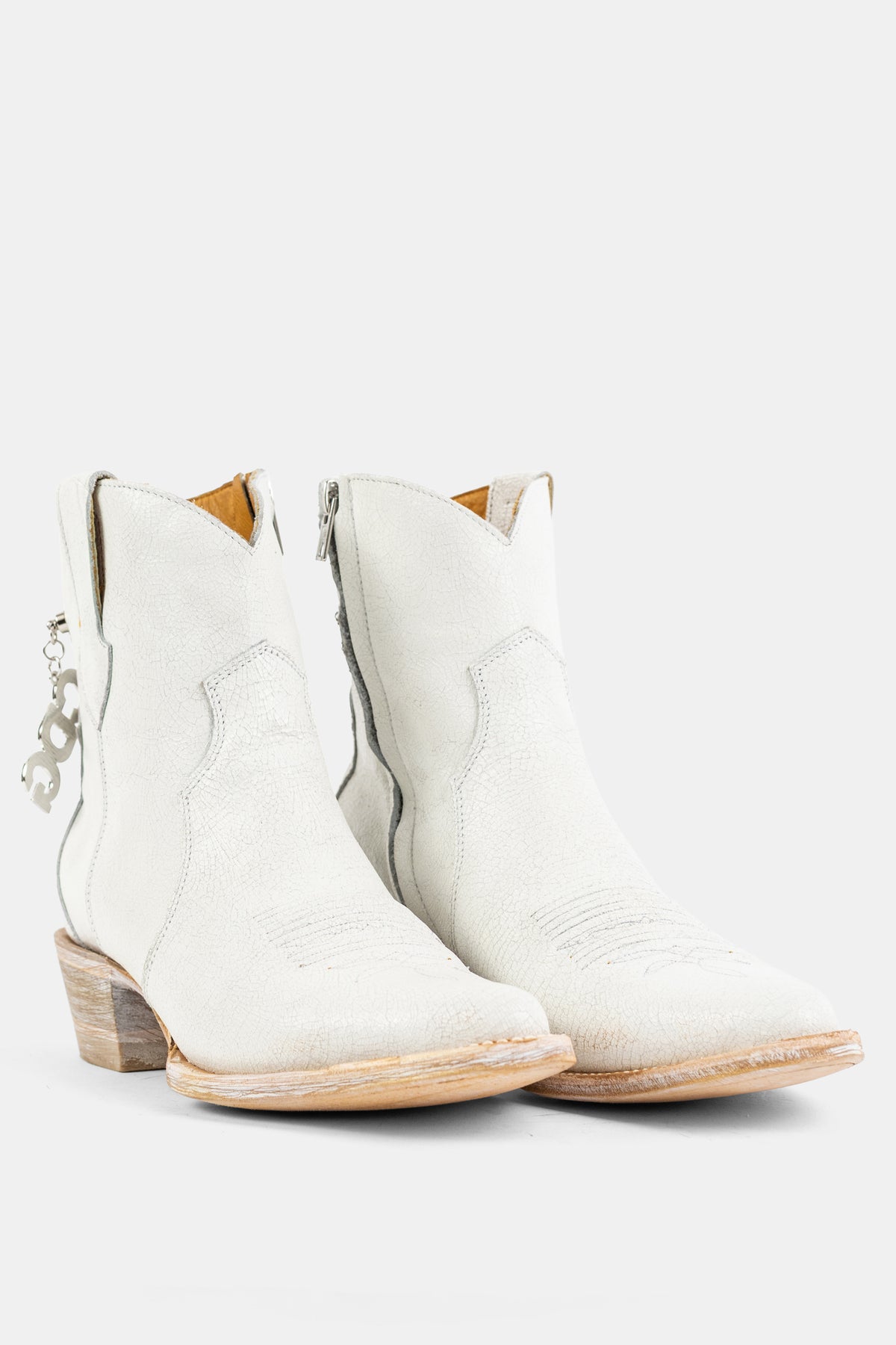 White Leather Western Boot CDG x Mexicana Boots