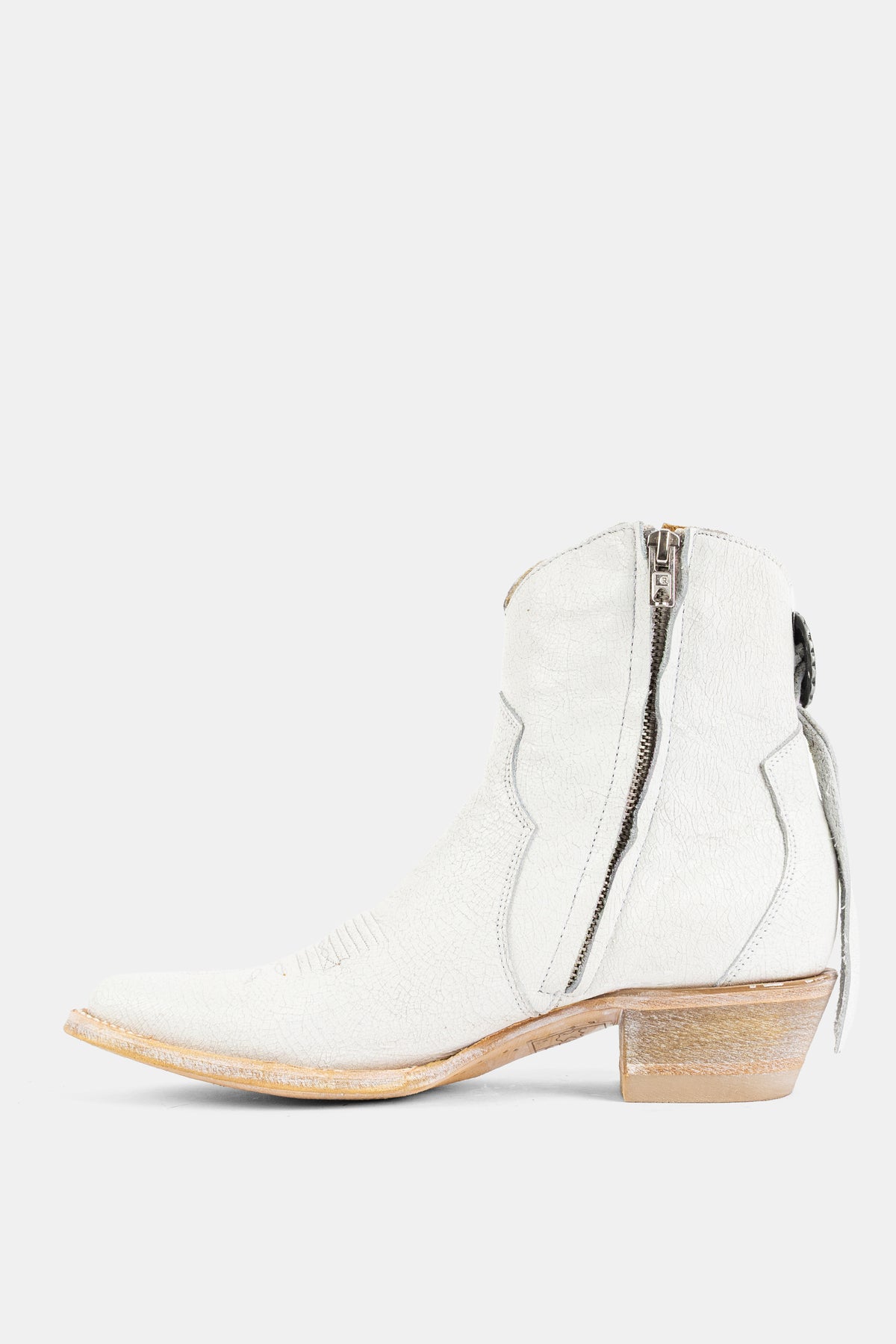 White Leather Western Boot CDG x Mexicana Boots