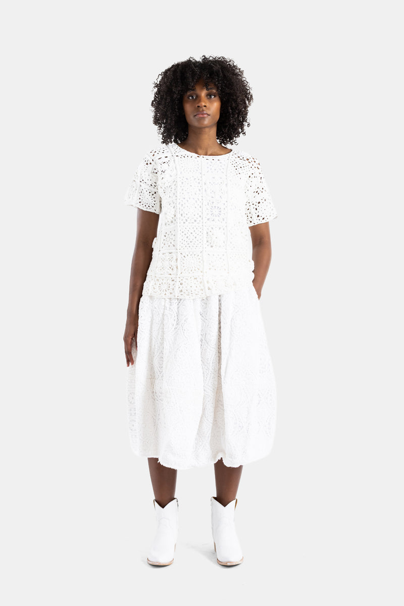 Jupe midi plissée Off-White