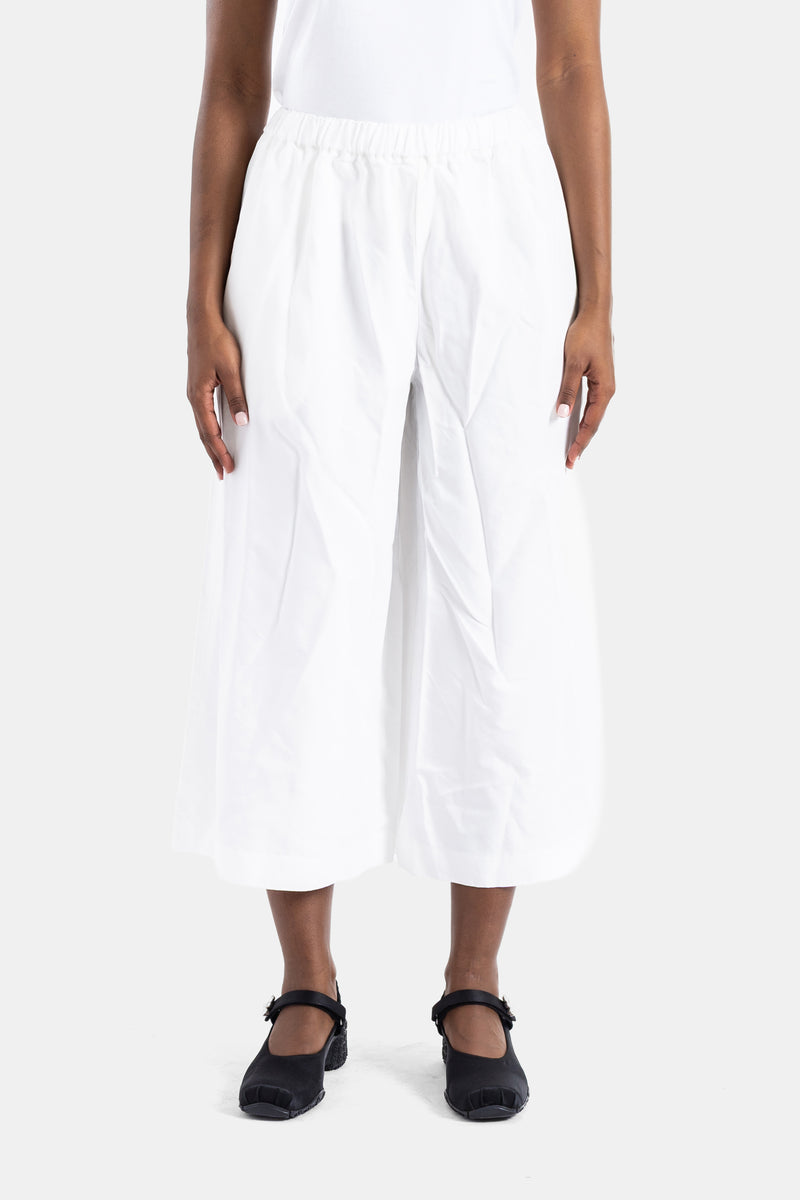Jupe-culotte large blanche