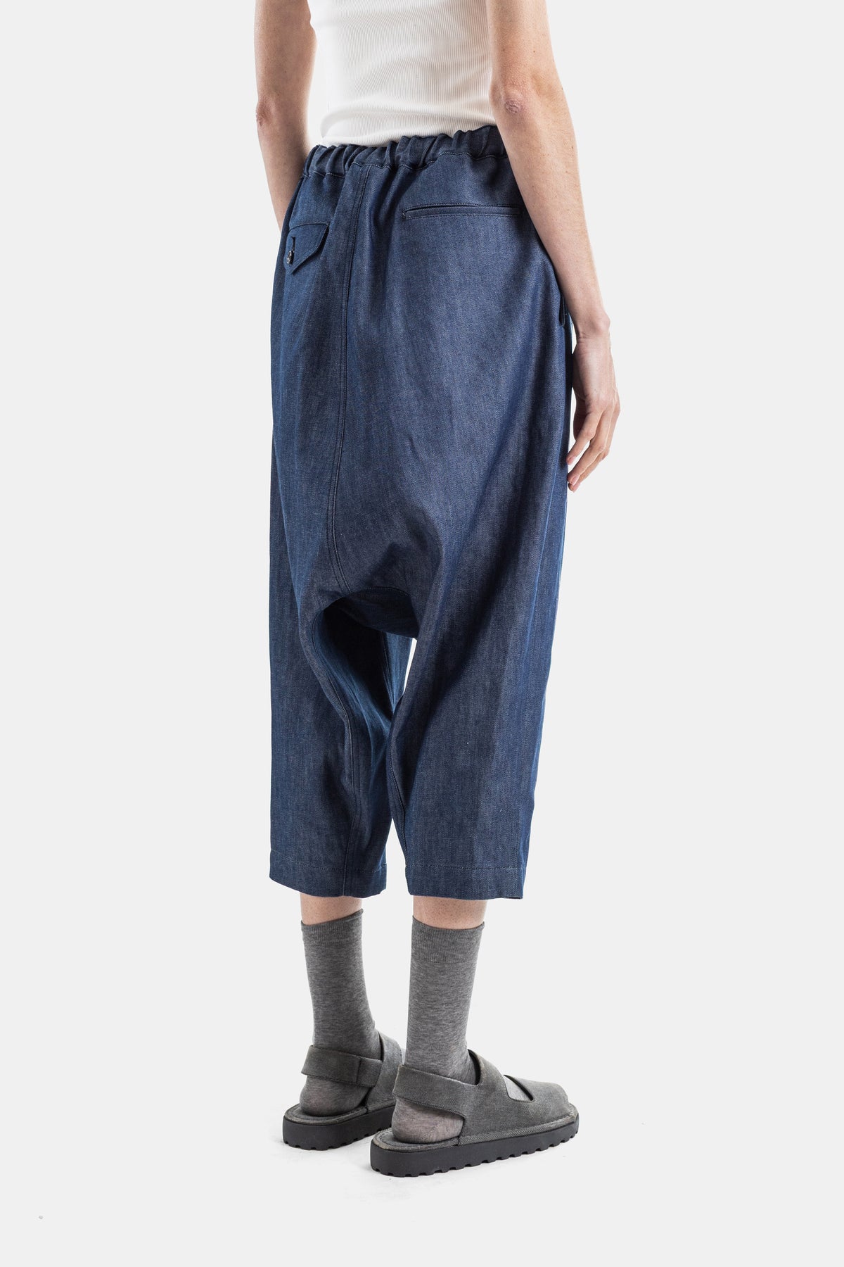 Wide Blue Trousers