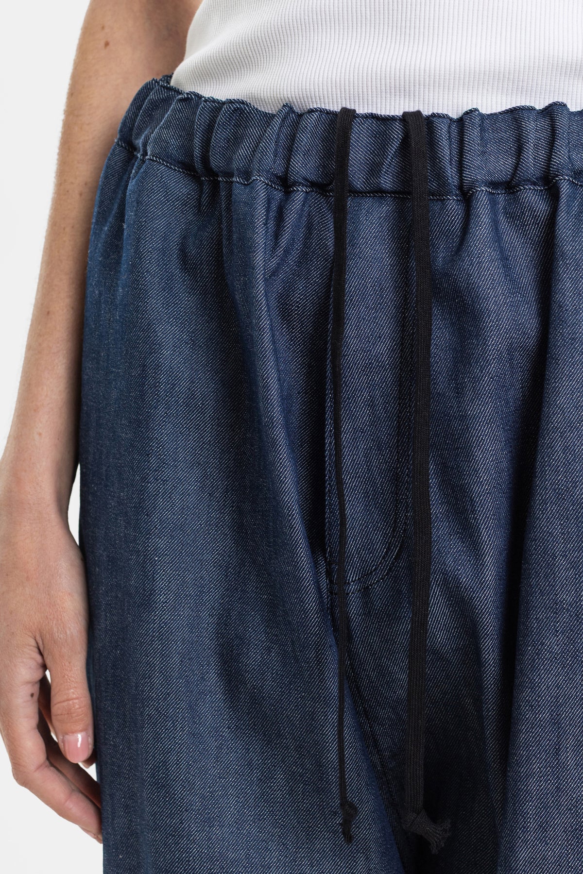 Wide Blue Trousers