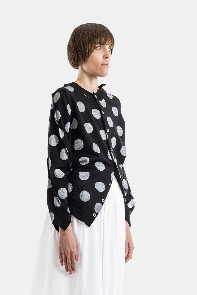 Polka dot cardigan