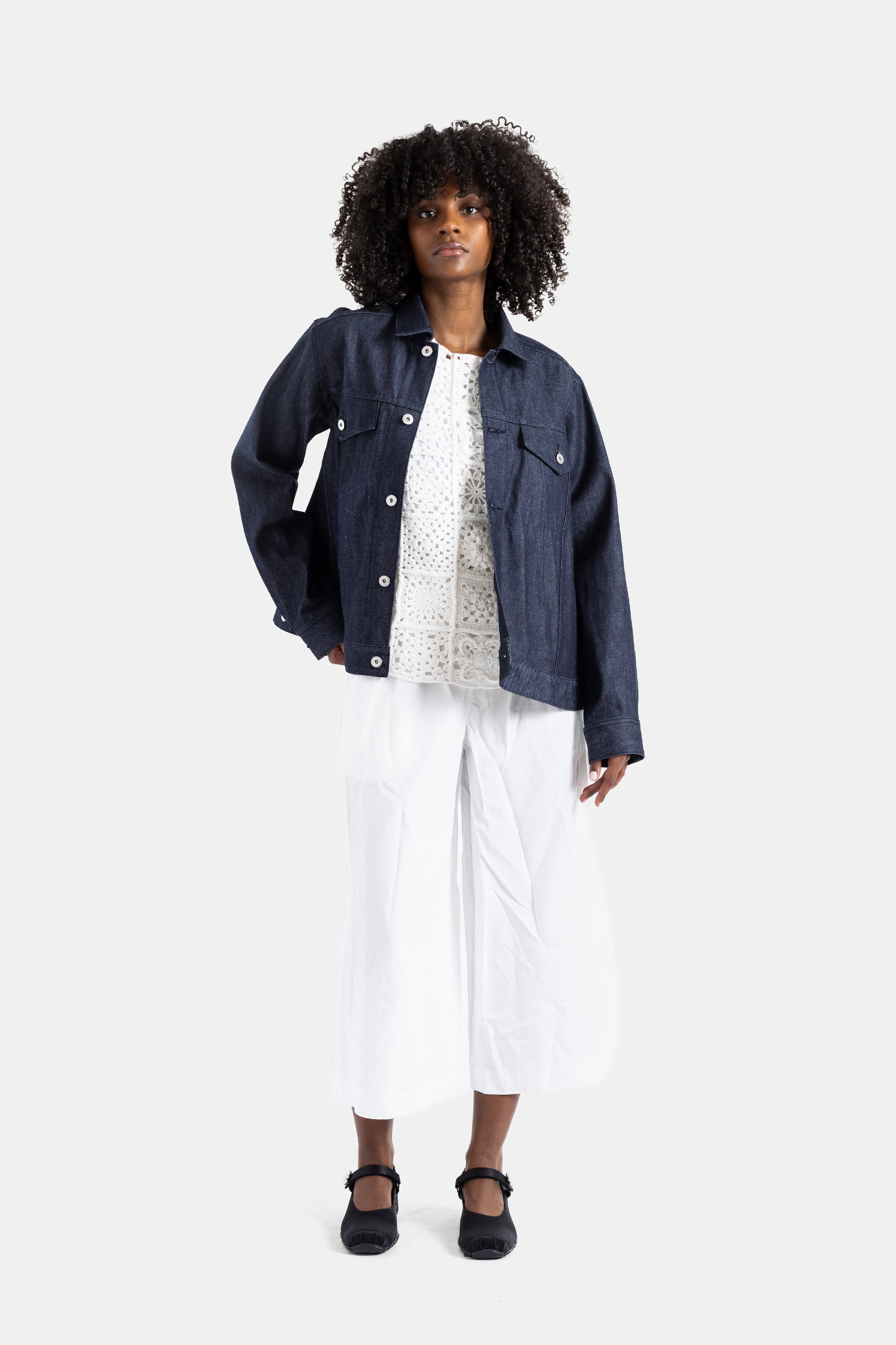 Indigo denim jacket Comme des Garçons | Actuel B