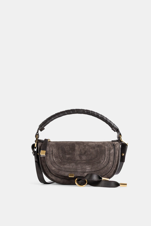 Sac baguette Marcie brun kohl