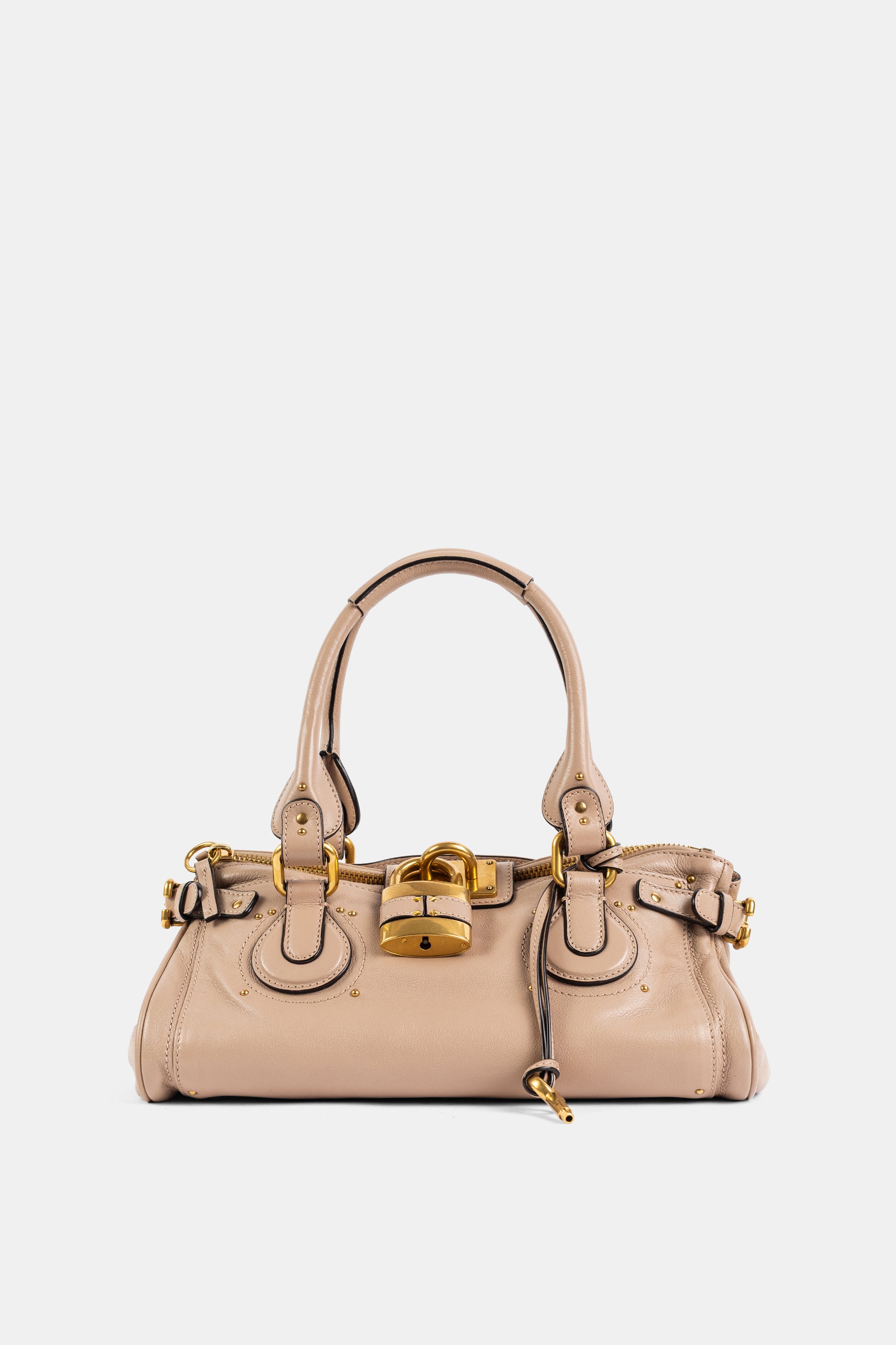 Chloé Paddington Bag in Terracotta Rose Grained Leather | Actuel B