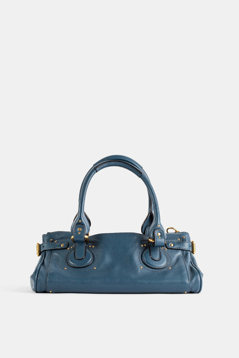 Tapestry Blue Paddington Bag