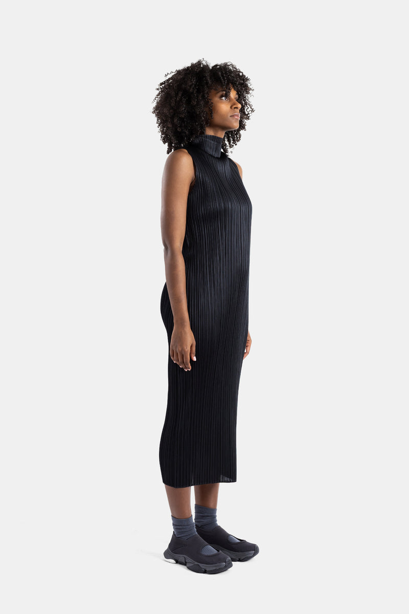 Black Monthly Colors midi dress
