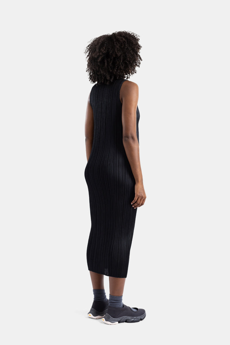 Black Monthly Colors midi dress