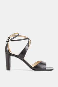 Sandalia de tiras cruzadas de napa de cordero Cross Sandals 80 negra - EU 40