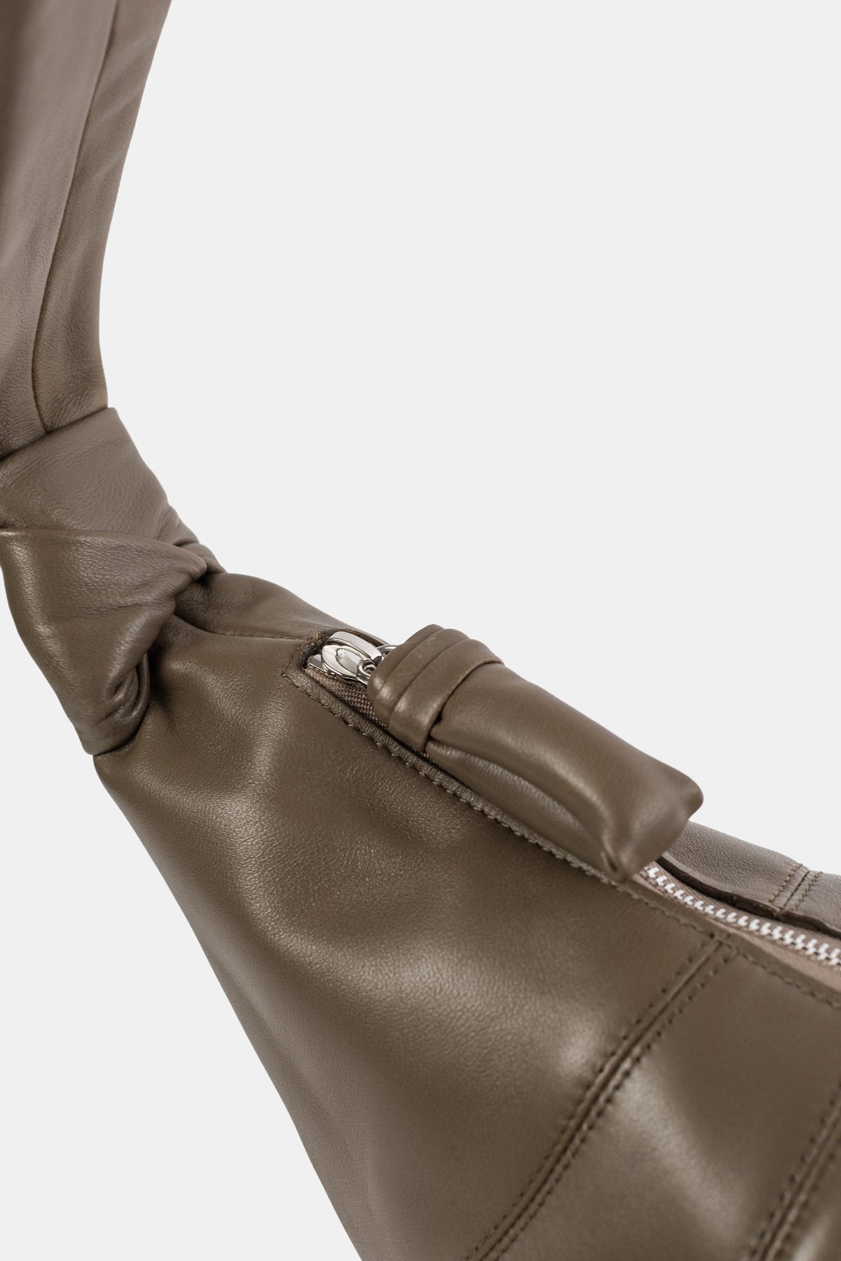 Dark Khaki Medium Croissant Bag