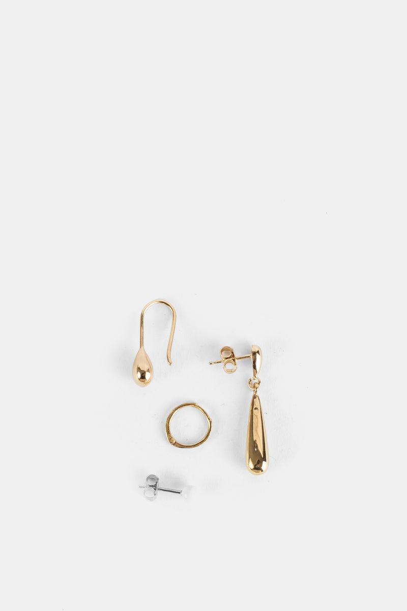 Light gold piercing set
