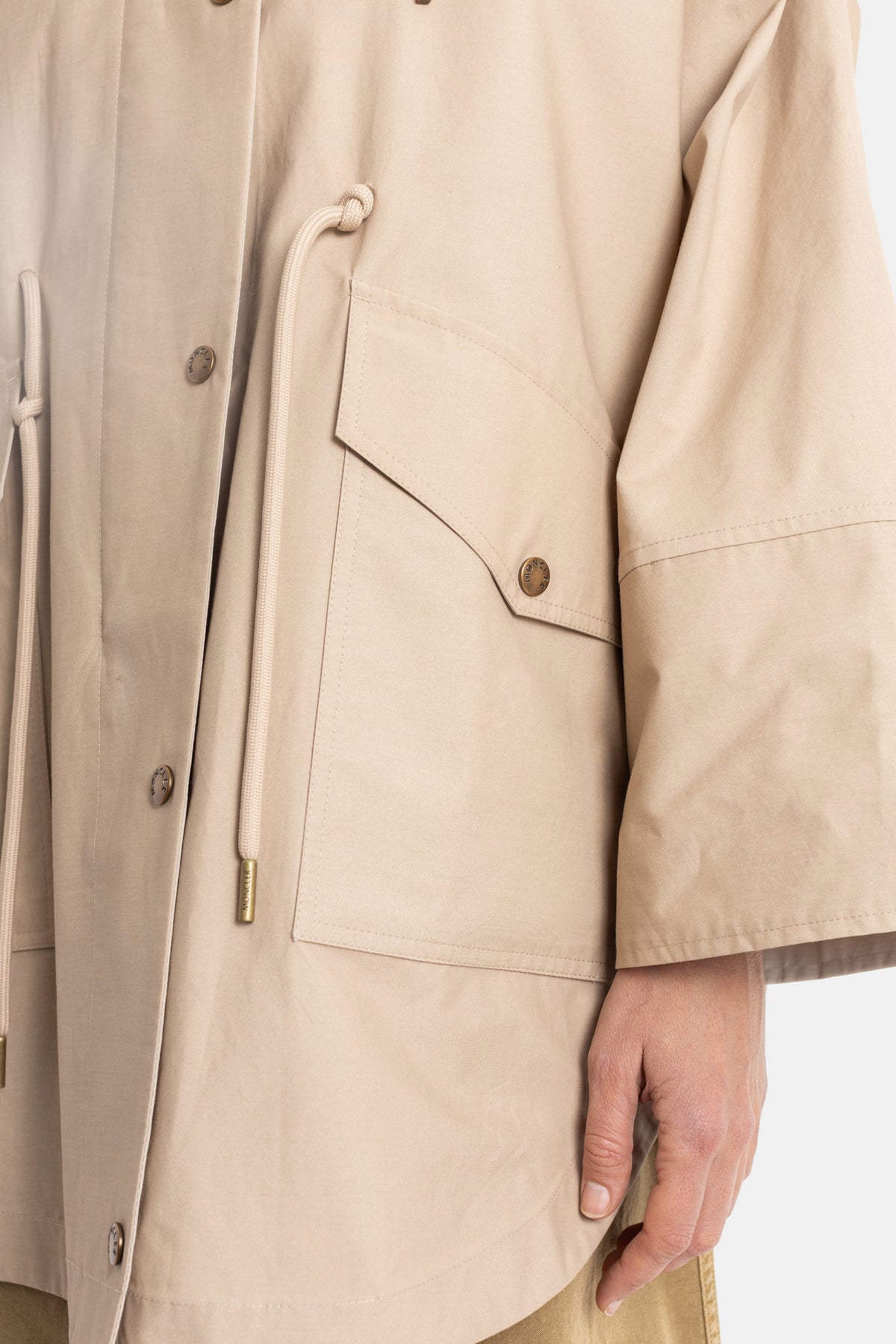 Veste à capuche Brunnera camel