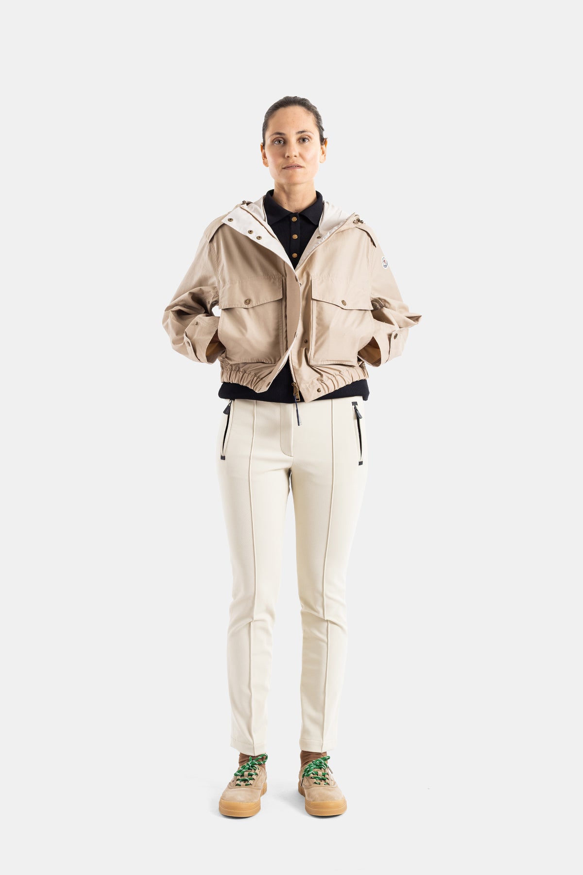 Veste à capuche Carex beige