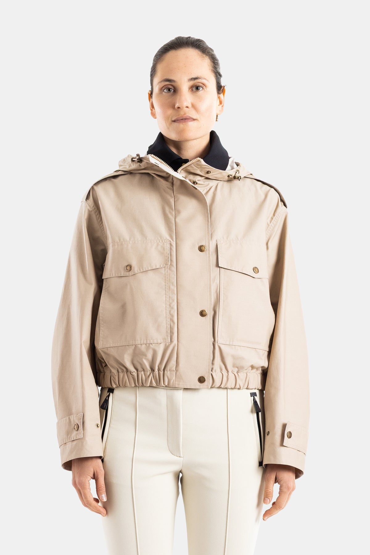 Veste à capuche Carex beige