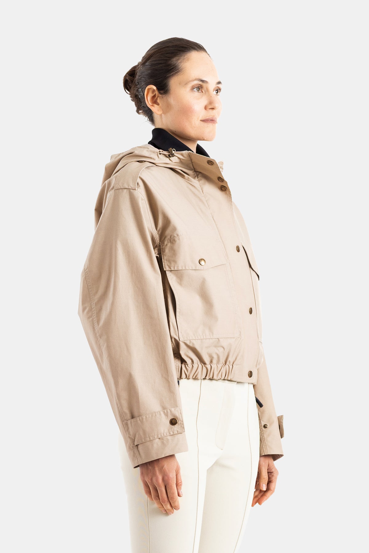 Veste à capuche Carex beige