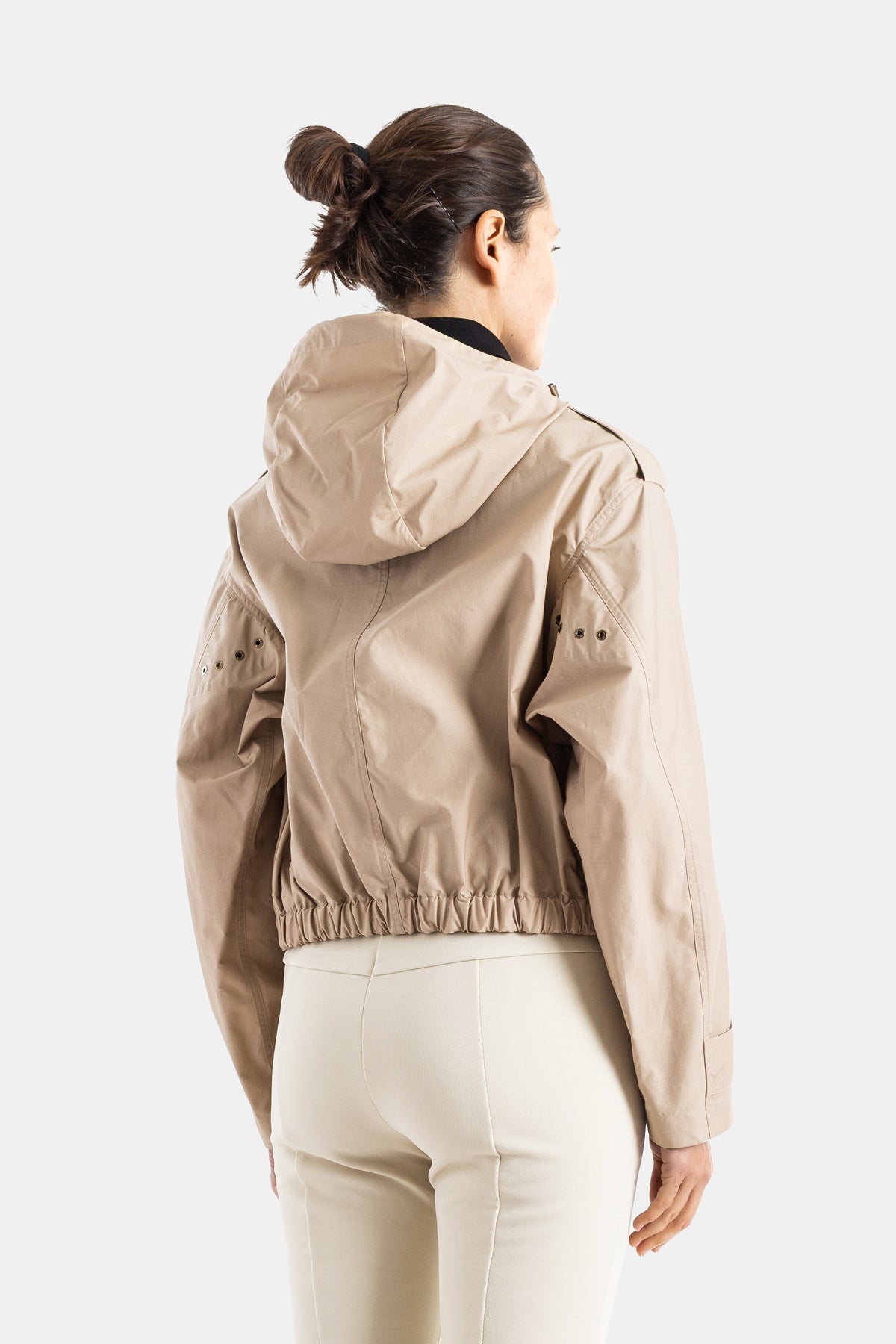Veste à capuche Carex beige