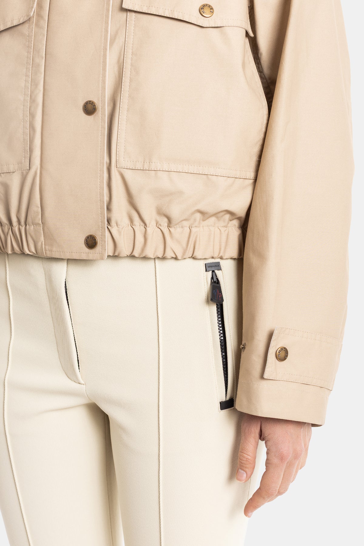Veste à capuche Carex beige