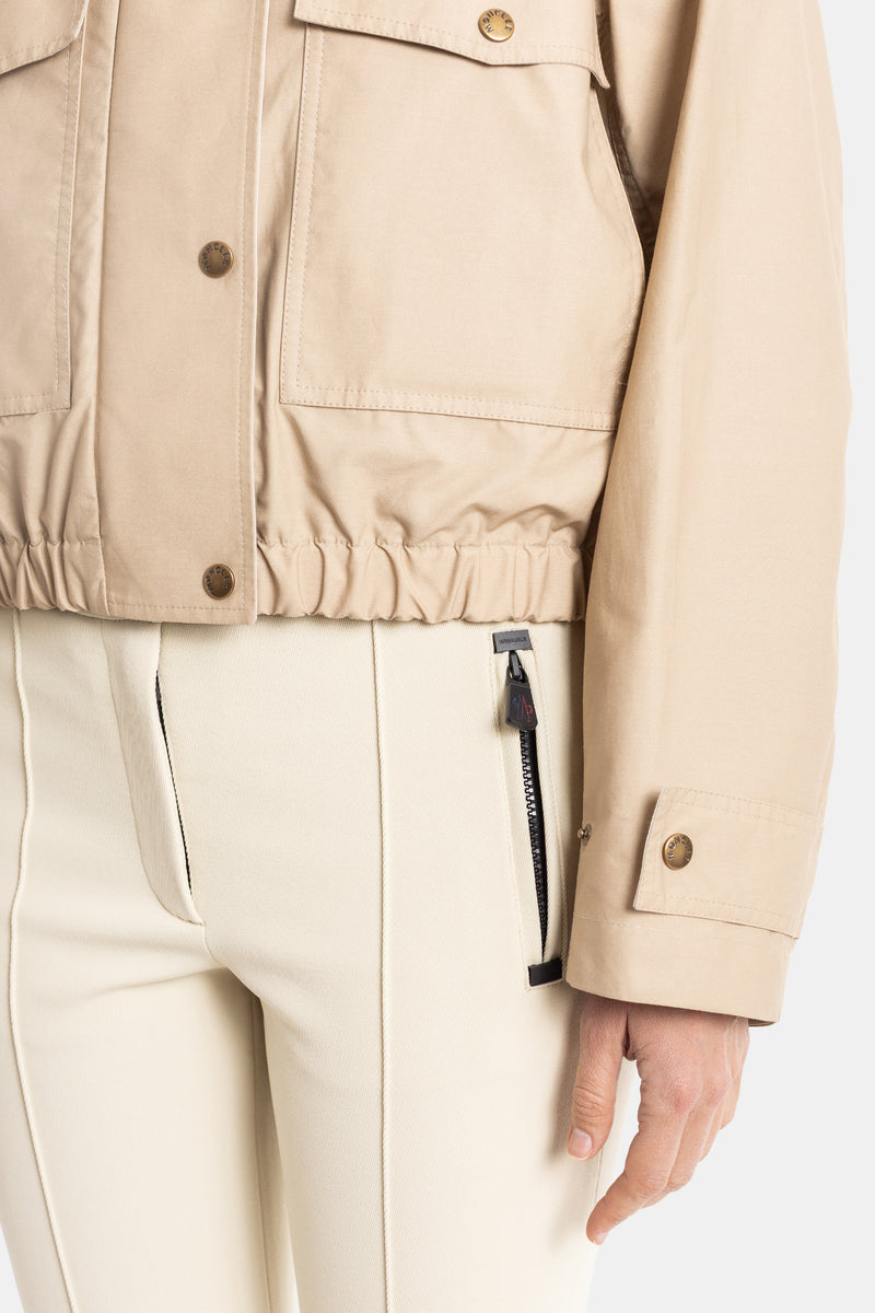 Veste à capuche Carex beige