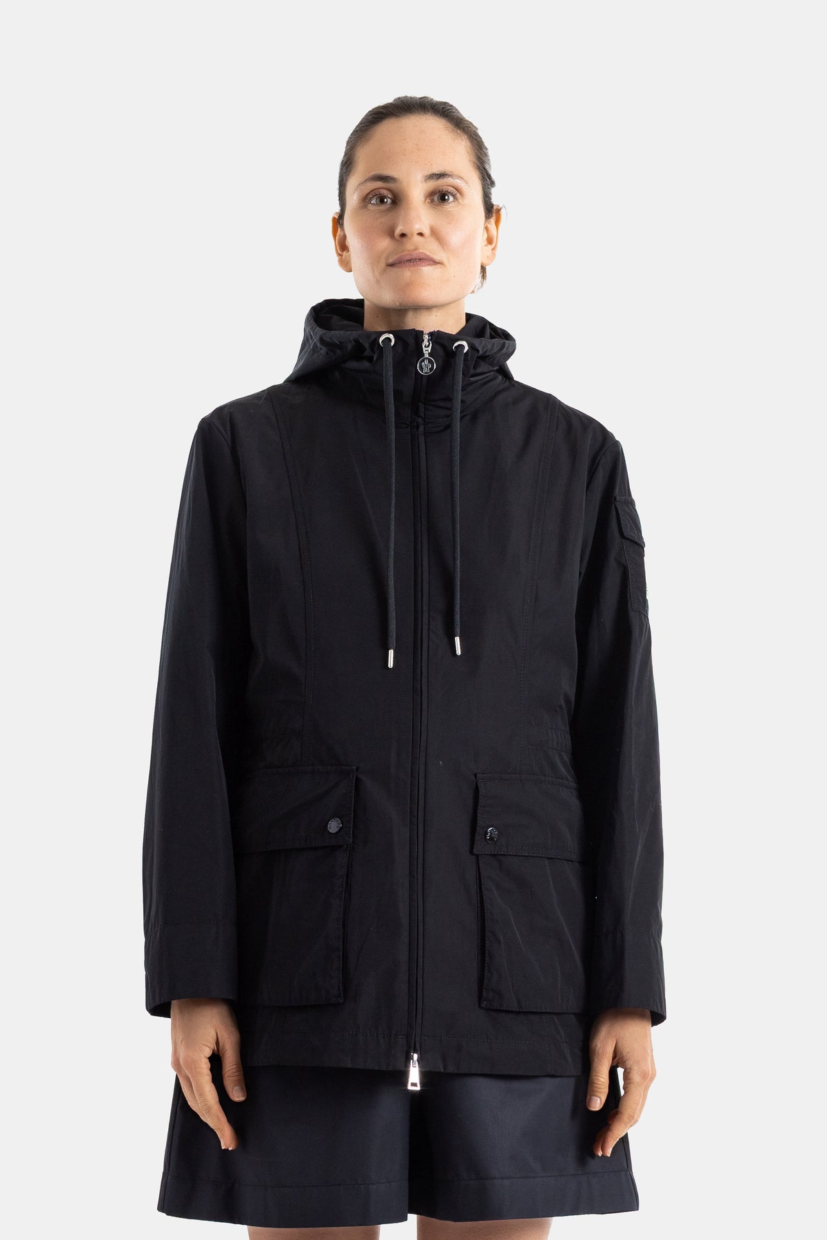 Parka à capuche Leandro noire