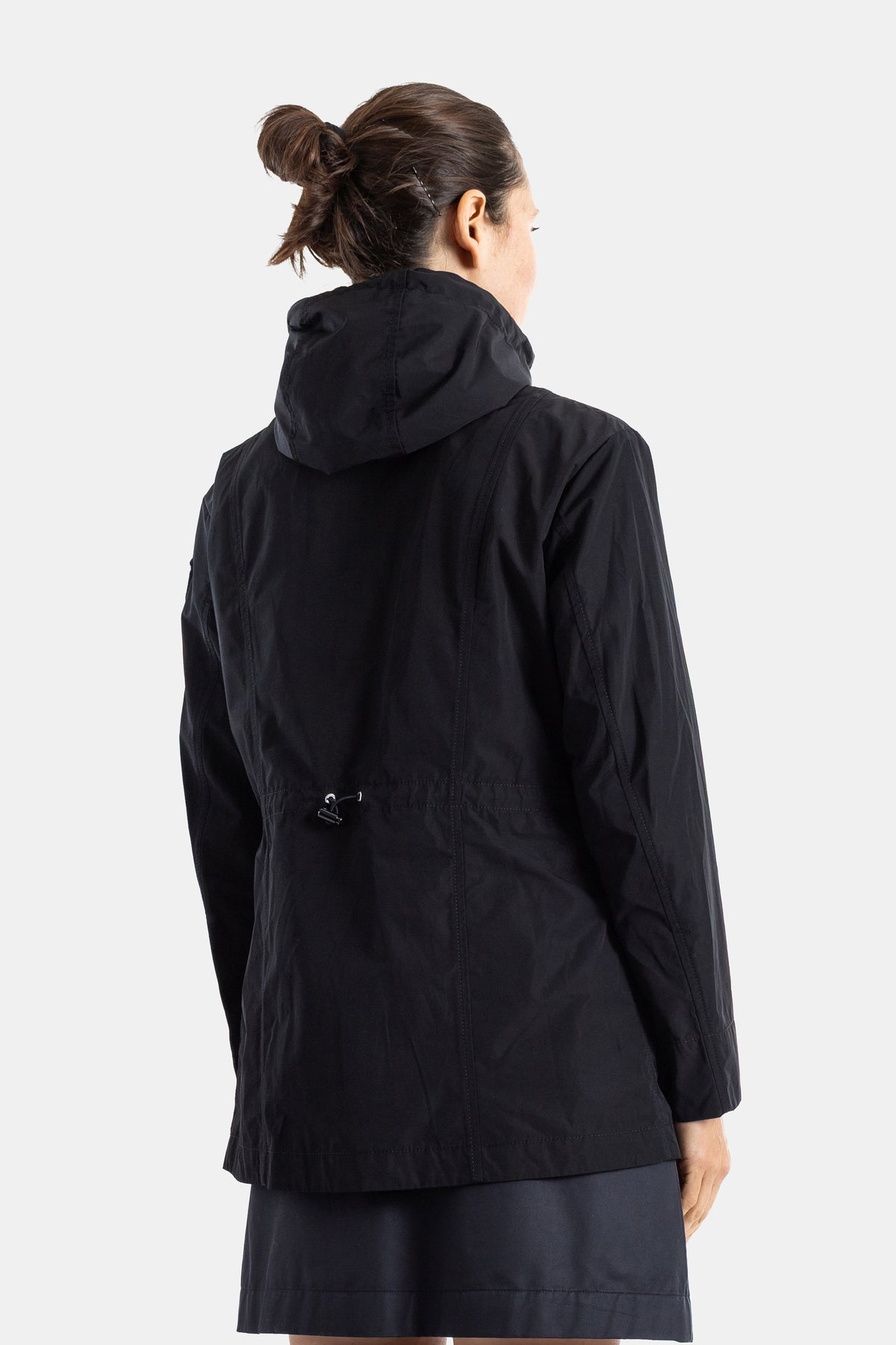Parka à capuche Leandro noire