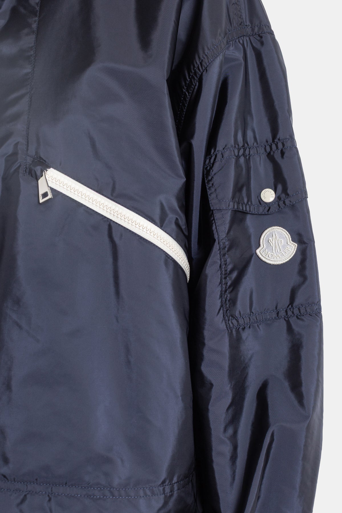 Marmacy hooded rain jacket in navy
