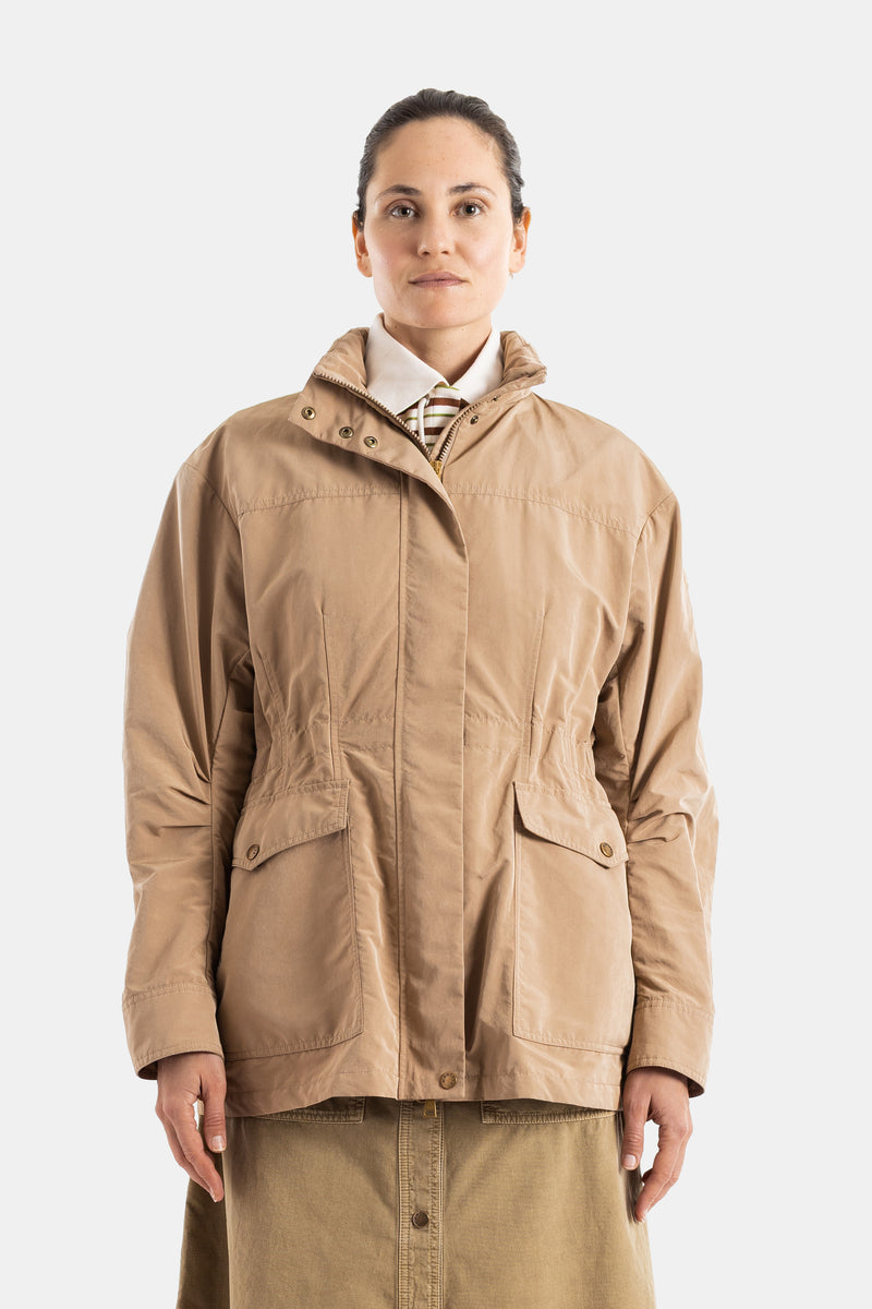 Nades beige short parka