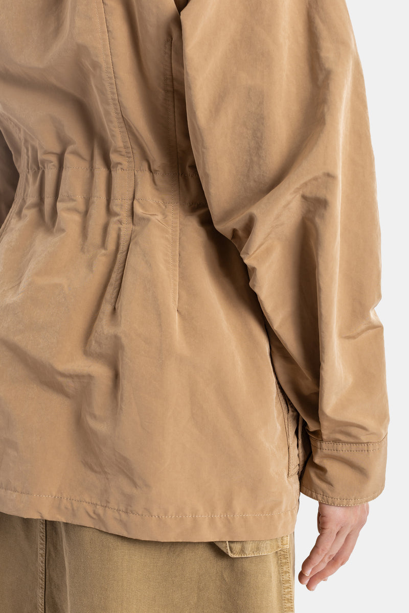 Nades beige short parka