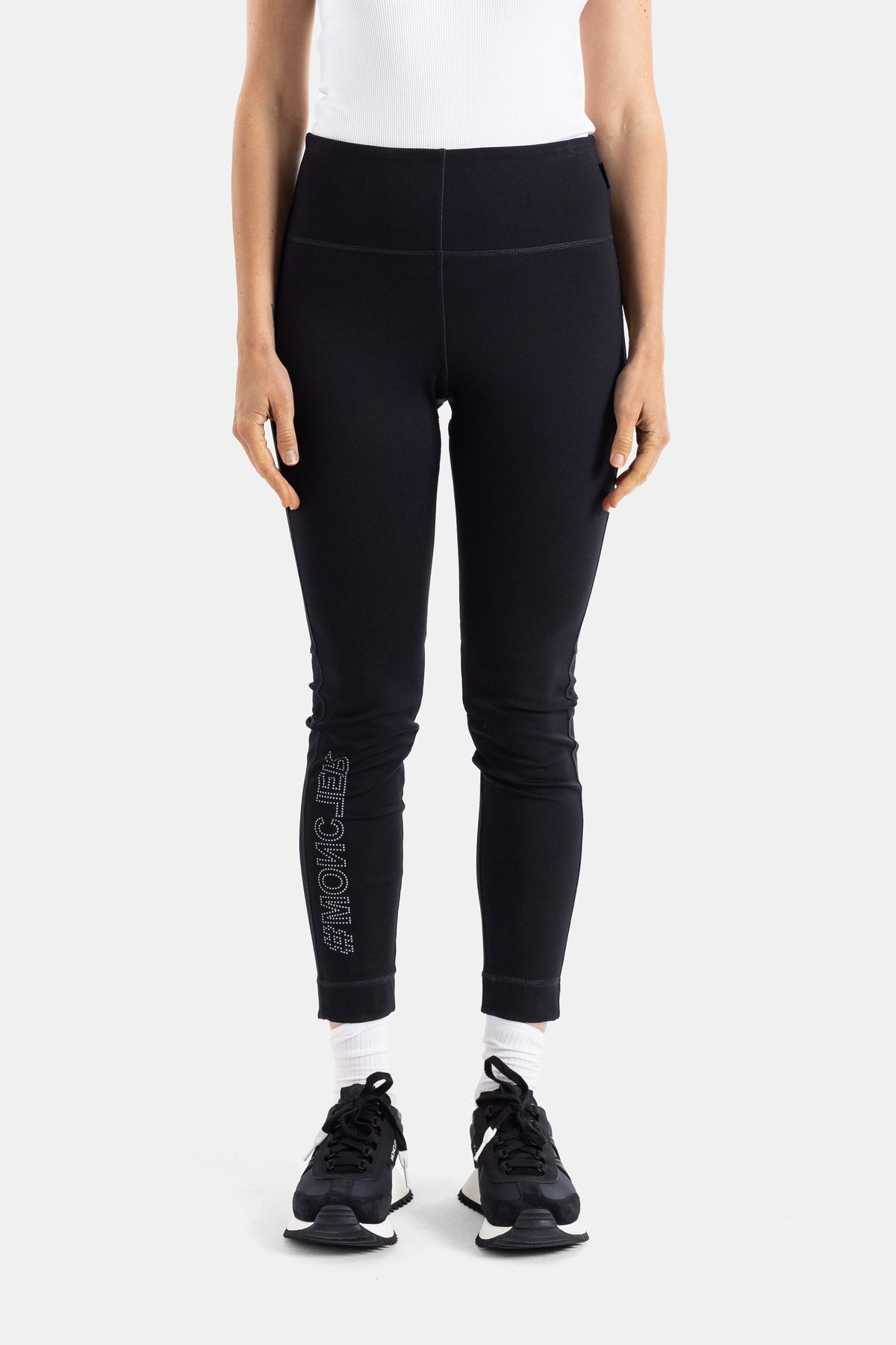 Legging skinny logo noir