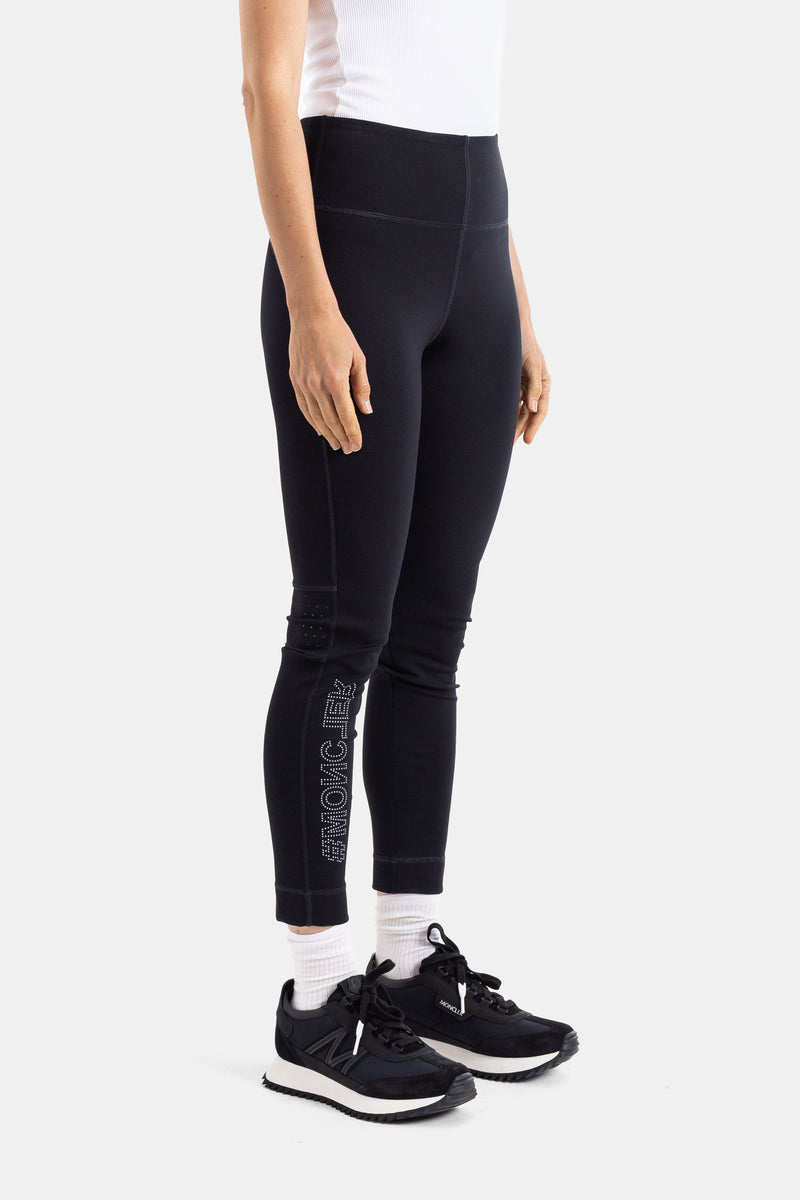 Legging skinny logo noir