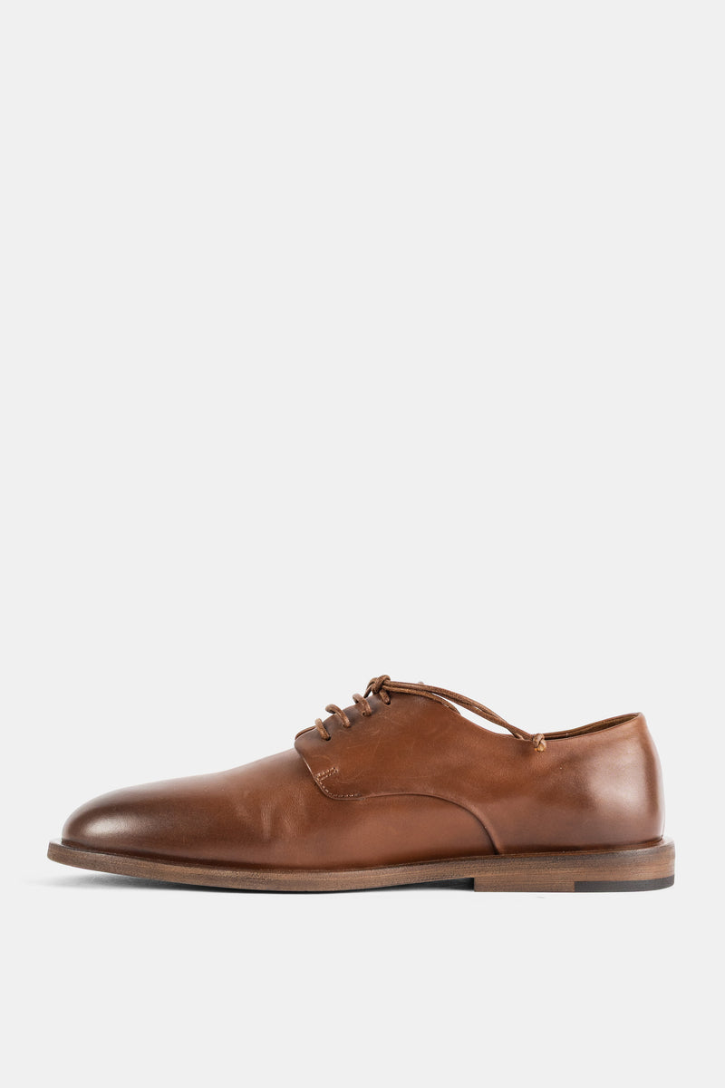 Hazelnut Brown Smooth Leather Derbies