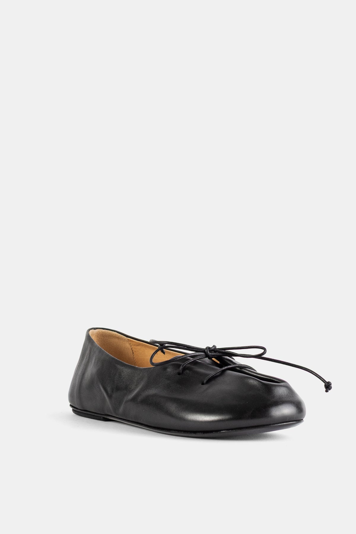 Girella Ballerinas aus schwarzem Nappaleder