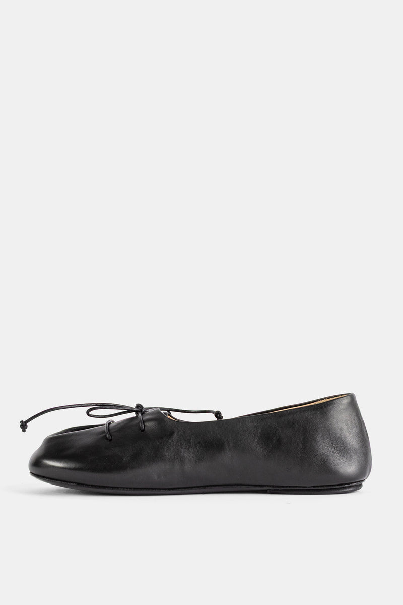 Girella Ballerinas aus schwarzem Nappaleder