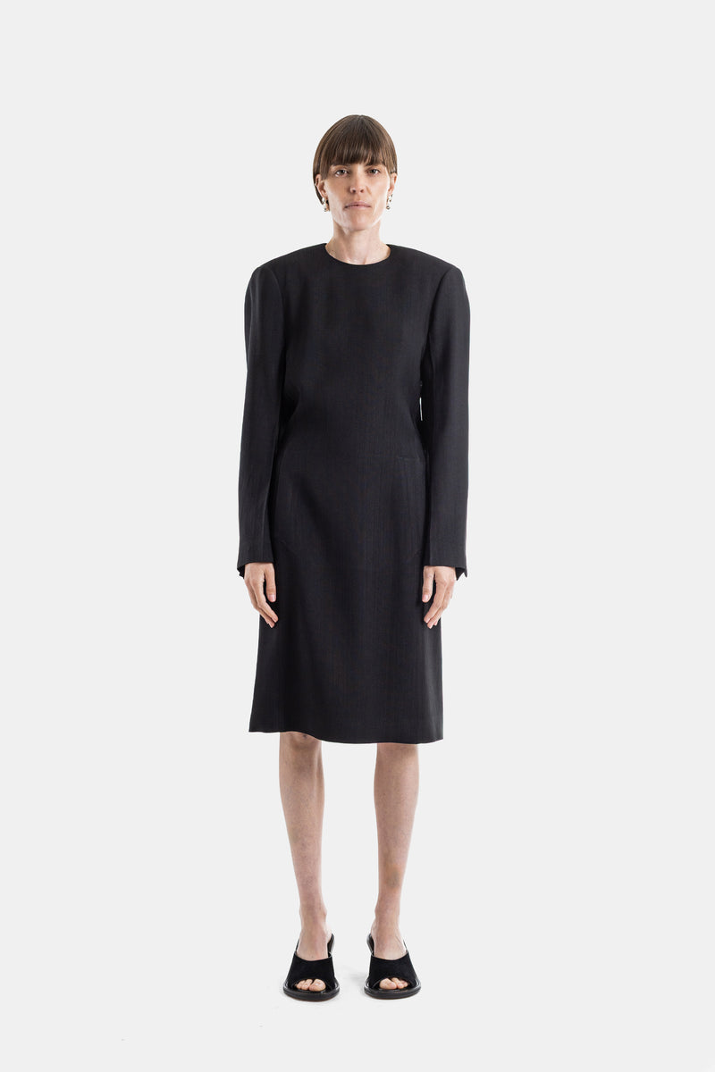 Robe tailleur structurée Noir
