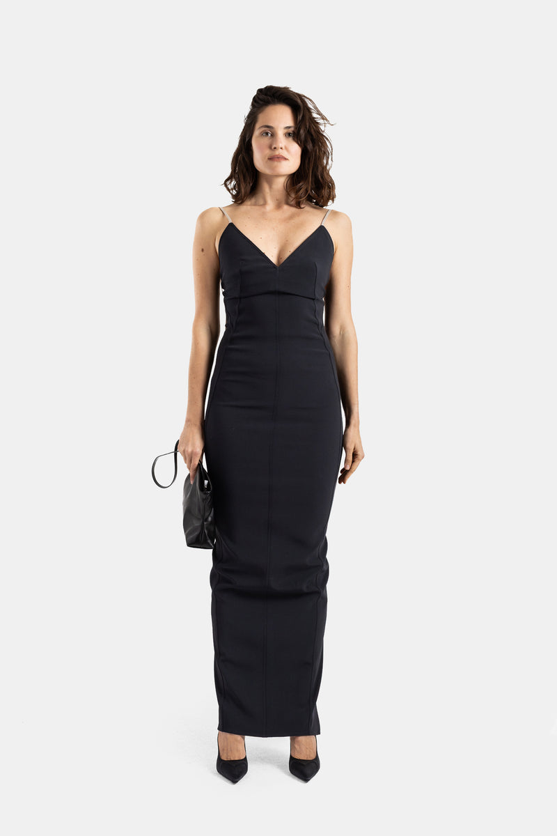 Rick Owens-Maillot Gown Dresses Black-Dresses Rick Owens-Maillot Gown Dresses Black-Dresses