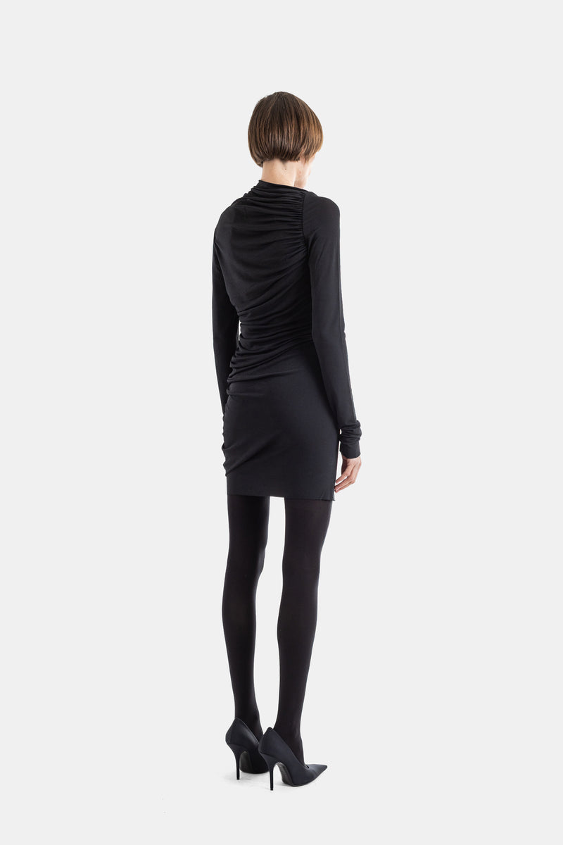 rick owens black and white dress TACO DRESS| length silhouette Rick Owens Dresses Black -