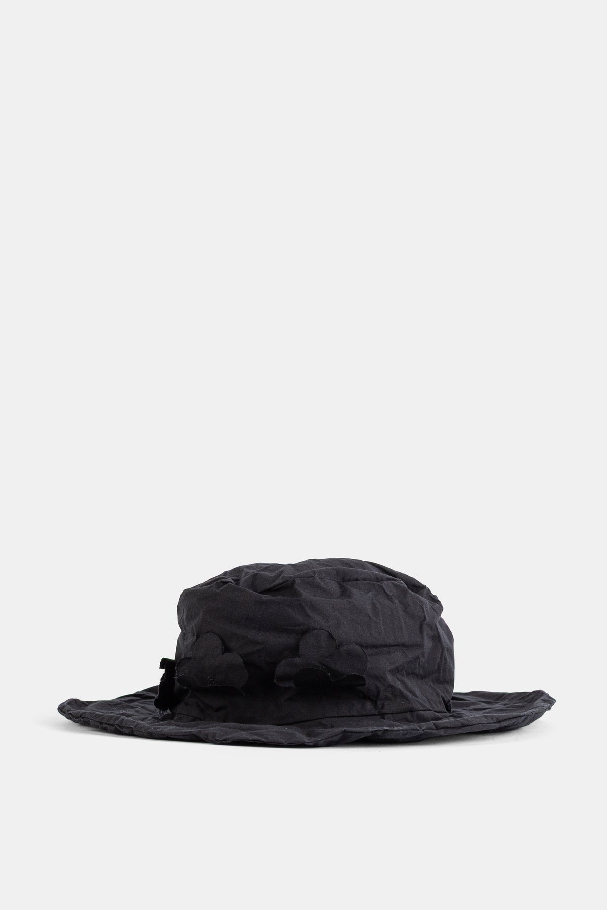Chapeau à Fleurs Cool Walk Time Big Noir