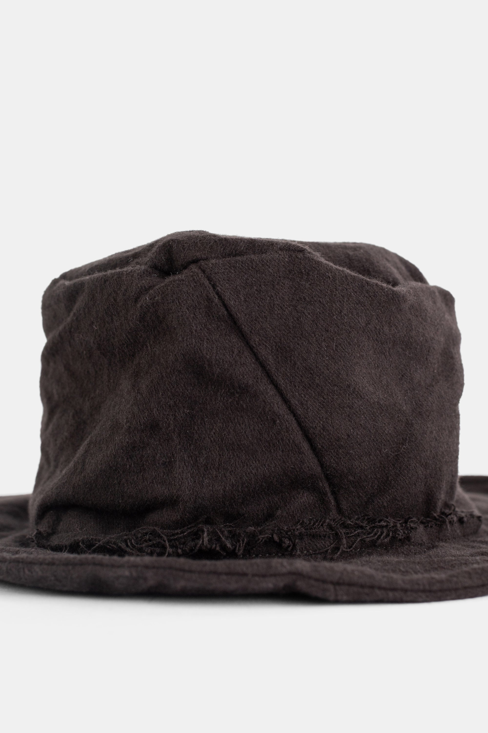 【美品】SHOMKA wool hat chocolate 54cm Cozy Walk Chocolate Wool Hat Scha | Actuel B