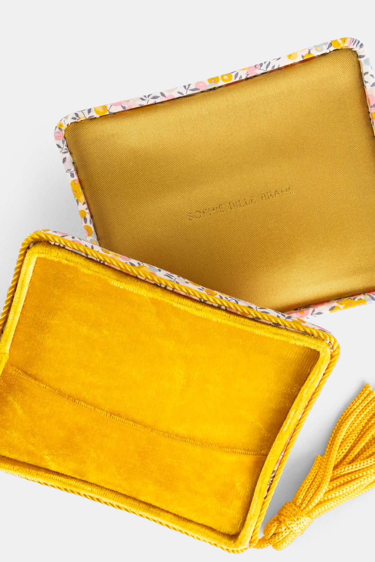 Boîte à Bijoux Velvet Sonya Liberty Floral Canary