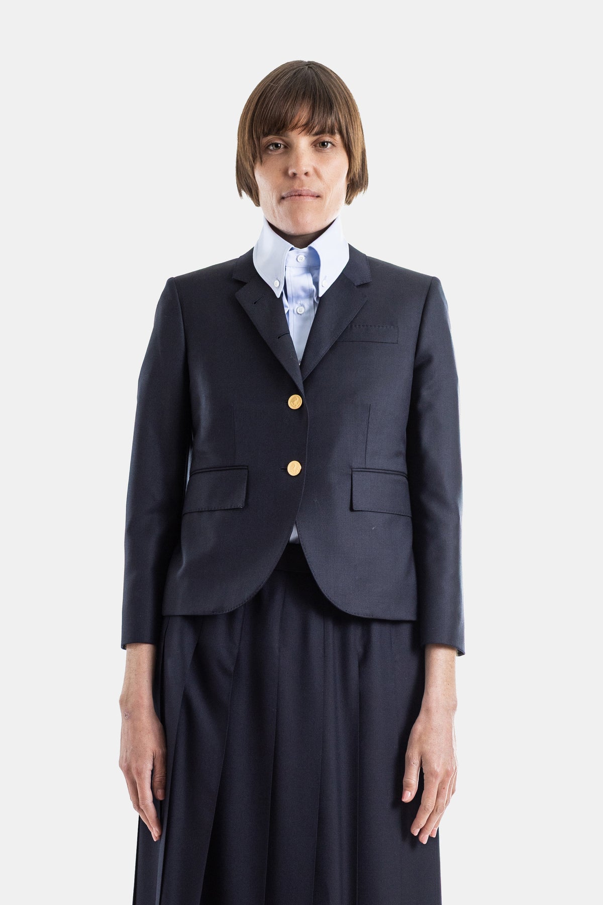 Veste Tailleur Twill High Armhole Marine